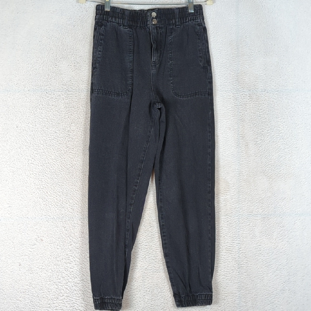 Forever 21 Women's Black High Rise Skinny Jogger Pants Size S‎
